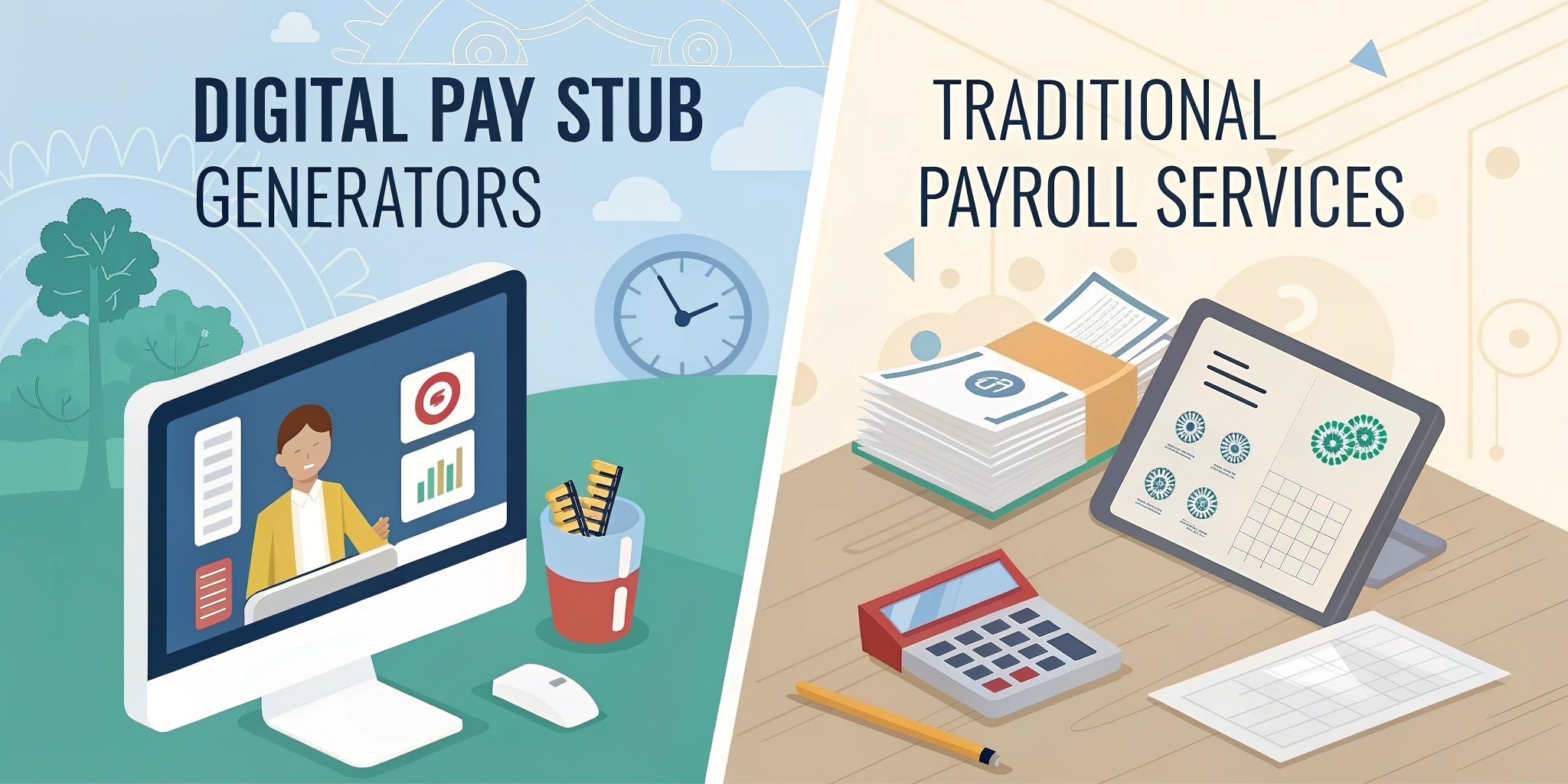 Digital Pay Stub Generators vs. Traditional Payroll Services