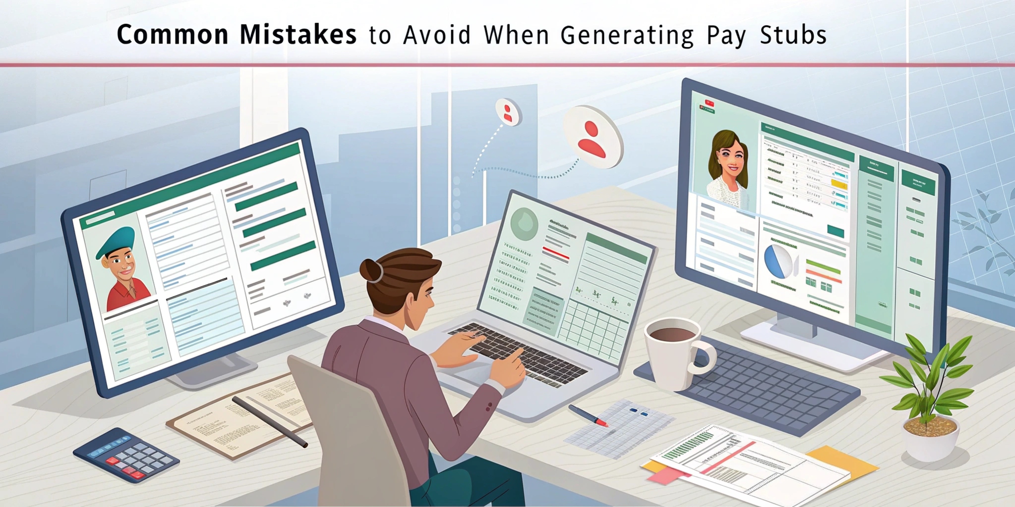 Common Mistakes to Avoid When Generating Pay Stubs Online
