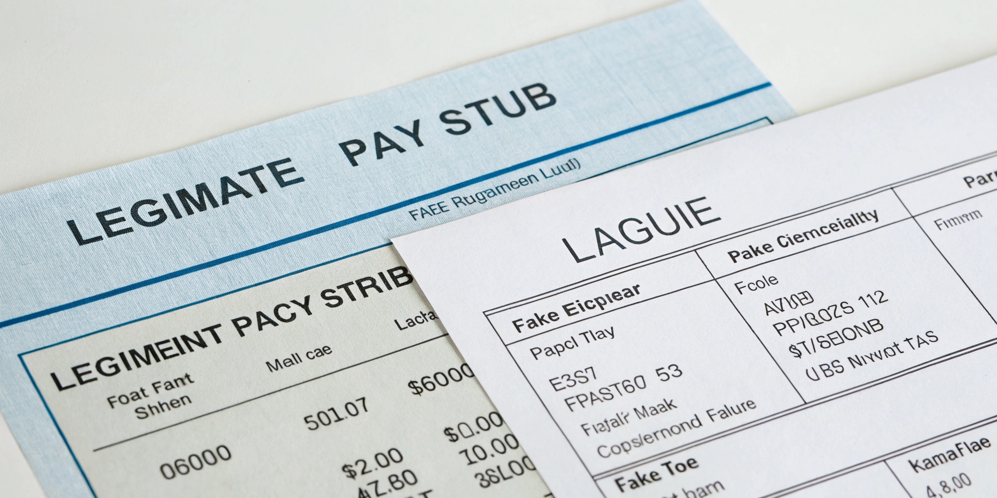 Fake vs. Legitimate Pay Stubs: How to Spot the Difference
